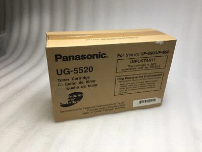 Genuine OEM Panasonic UG-5520 Black Toner Cartridge Sealed Box For UF-890/UF-990 - Image 1 of 4