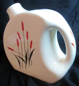 Vintage Art Deco Inspired Sears Roebuck Company 1930's USA Made Cattails Pitcher - Picture 1 of 7