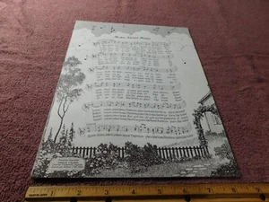 Poetry Words & Music Print From Magazine Vintage 1961 (Multi Page) - Picture 1 of 5
