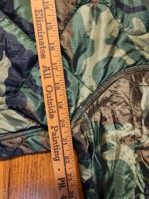 ALPHA INDUSTRIES ALS/92 CAMO M65 FIELD COAT LINER WOMENS - Image 1 of 4