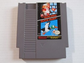SUPER MARIO BROS. / DUCK HUNT  (NINTENDO NES, 1990) - CLEANED AND TESTED -