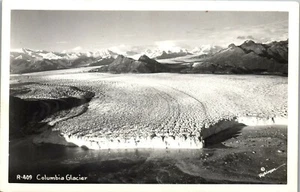 Vintage AK Postcard Columbia Glacier Prince William Sound RPPC Photo 1950's - Picture 1 of 4