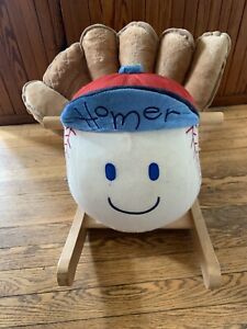 Homer the Baseball Glove Kids' Rocker Chair. Plays Take Me Out To The Ball Game+