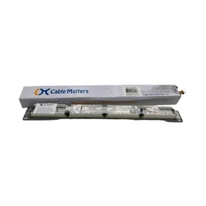 Cable Matters 180011-CAT6 24-Port Rackmount or Wallmount Patch Panel - Picture 1 of 2