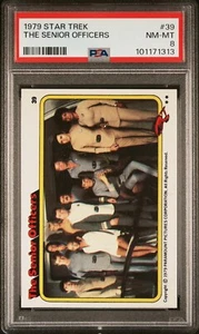 1979 TOPPS STAR TREK TRADING CARD THE SENIOR OFFICERS #39 PSA 8 NM-MT POP 6 1313 - Picture 1 of 4