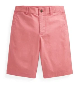 Polo Ralph Lauren Big Boys Straight Fit Stretch Chino Short Pink Size 16 New - Picture 1 of 3