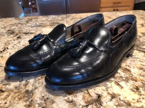Zapatos de vestir Alden para hombre mocasines de borla negros talla 8,5 aire acondicionado - Imagen 1 de 12