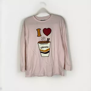 I Love ~ Heart Maruchan Ramen Noodles Tee Shirt Size 2x Large 16/18 - Picture 1 of 9