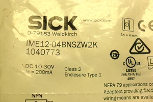 Sick IME12-04BNSZW2k - 1040773 werkseitig versiegelte Tasche USA VERKÄUFER - Bild 1 von 3