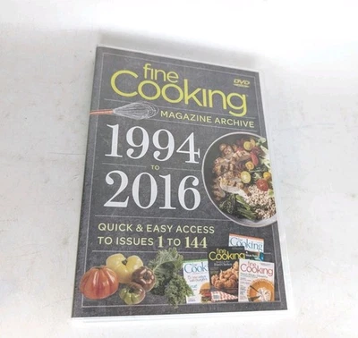 Fine Cooking Magazine Digital Archive 1994-2016 PC Software On DVD Disc  - Image 1 of 3