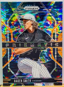 2025 Prizm Hagen Smith #18 Prizmatic Orange /399 White Sox #1 - Picture 1 of 2