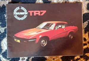 TRIUMPH TR7 UK SALES BROCHURE NOVEMBER 1978 PUBLICATION No.3256/C - Picture 1 of 2