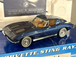 Franklin Mint 1963 Corvette Sting Ray Z06 Scale 1:24 Limited Edition #534/3000 - Bild 1 von 9