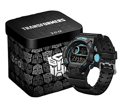 Transformers Hombre Reloj Deportivo Impermeable LED Digital Alarma Cronómetro Caja Regalo - Imagen 1 de 4