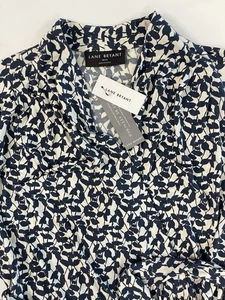 Nuevo con etiquetas Vestido Jersey Floral Lane Bryant Azul y Blanco Talla 18/20 - Imagen 1 de 9