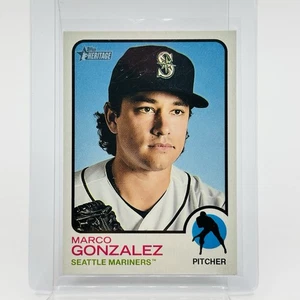 2022 Topps Heritage Short Print SP #437 Marco Gonzalez Seattle Mariners Baseball - Picture 1 of 2