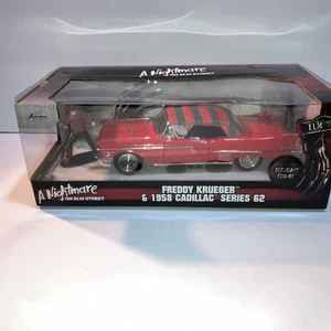 JADA TOYS HOLLYWOOD RIDES FREDDY KRUEGER & 1958 CADILLAC SERIE 62 - Bild 1 von 8