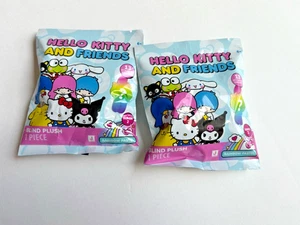 Hello Kitty Blind Plush Lot of 2 Bags Small 2 Assorted Bags New Sealed - Picture 1 of 2