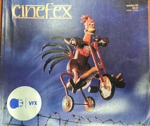 Cinefex Magazine 82 July 2000 Chicken Run, Dinosaur, The Perfect Storm,Gladiator - Picture 1 of 4