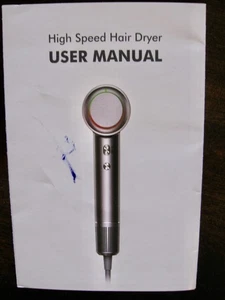 Bedienungsanleitung nur für ALLOOM HAARTROCKNER HIGH-SPEED FÖHN Papier Anleitung - Bild 1 von 7