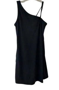 All In Motion Girls Black Asymmetric Active Dress Shorts Strap Athleisure XL 14 - Picture 1 of 8