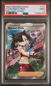 Marnie's Pride 171/172 SR Pokemon Brilliant Stars PSA 9 #9185 - Bild 1 von 2