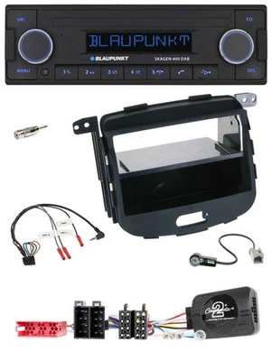 Blaupunkt DAB USB Bluetooth Lenkrad Autoradio für Hyundai i10 09-13 schwarz Rubb - Bild 1 von 4