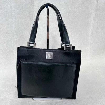 Bolso de Mano Yves Saint Laurent Negro Nylon Esmalte Para Mujer Informal Usado Japón Foto 1 de 4