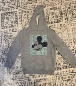 Disney world Jumping Beans Mickey Mouse Gray Sweatshirt Kids Size 8 - Picture 1 of 3