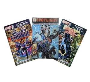 Lote de 3 vistas previas de Marvel #16 y #17 y Marvel Spotlight King In Black Sampler - Imagen 1 de 7