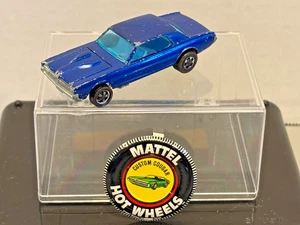 Original Vintage HOT WHEELS REDLINE * CUSTOM COUGAR * Blue/Blue Combo * SWEET 16 - Bild 1 von 14