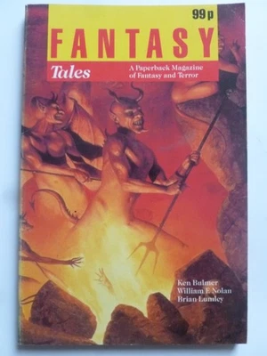 UK Digest – FANTASY TALES Vol. 10 No. 2, Spring 1989 – Brian Lumley; Joel Lane - - Image 1 of 4