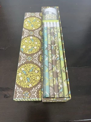 VERA BRADLEY 10 #2 Pencils With Sharpener and Box Sittin In A Tree - Image 1 of 4
