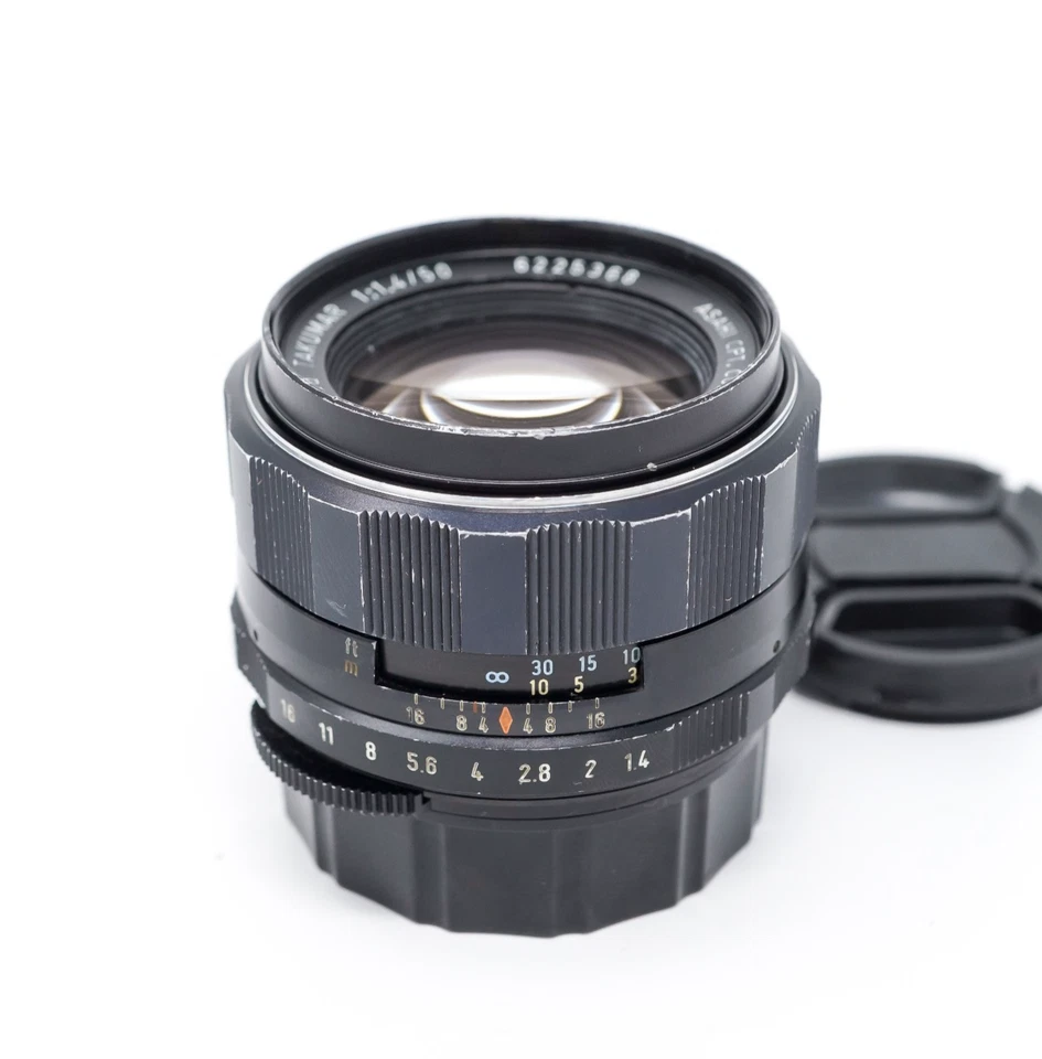 Asahi Pentax SMC Takumar 50mm f/1.4 Prime Lens for Pentax K Mount - Good Cond. - Image 1 of 4