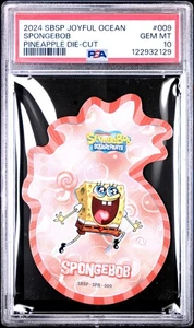 2024 WONDERCARD SPONGEBOB SQUAREPANTS TREASURE SERIES PINEAPPLE #009 SPONGEBOB - Picture 1 of 5