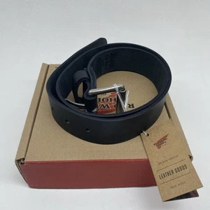 Cinturón de Cuero Red Wing Heritage '32' Negro 96503 Nuevo Hecho a Mano en EE. UU. Grano Completo - Imagen 1 de 5