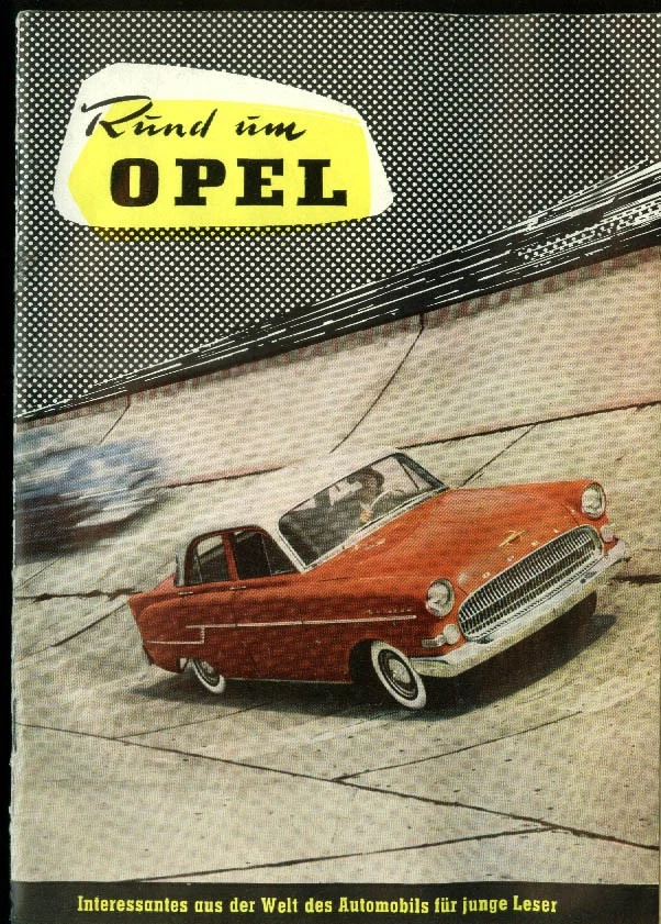 Rund um Opel: немецкая брошюра для молодых читателей 1956 Soapbox Derby - Изображение 1 из 1