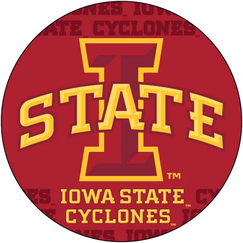 IOWA STATE 4" REPEAT DESIGN MANGET-IOWA STATE CYCLONES CAR MAGNET-NEW FOR 2016! Cover