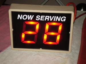 NOW SERVING 2-Digit number System by SGT Enterprises  U.R. Next  Model SG-1 - Picture 1 of 16