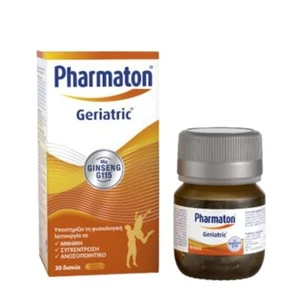 3X Pharmaton geriatrische Multivitaminmineralien Ginseng-Extrakt G115 gesund 30 TAB - Bild 1 von 1