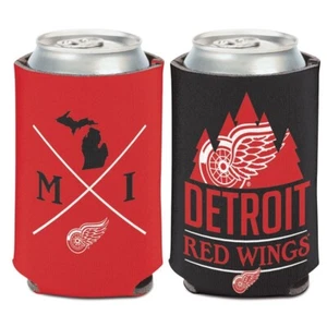DETROIT RED WINGS HIPSTER KADDY KOOZIE CAN HOLDER NEW WINCRAFT 👀🏒 - Picture 1 of 1
