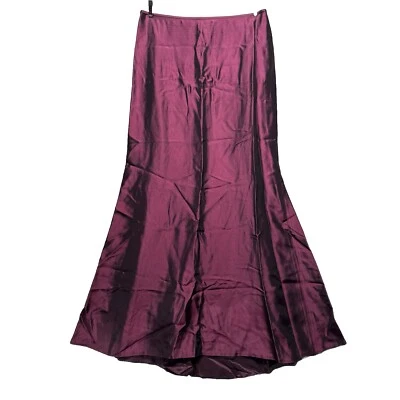 Carmen Marc Valvo Mujer’s 12 Vino Tinto Maxi Falda Formal Vestido de Noche Fiesta Gala Foto 1 de 4