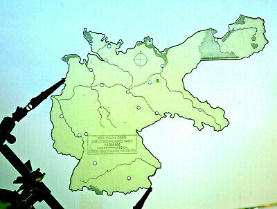 Schablone Karte Map: Deutsches 3.Reich Grenzen 1937 Danzig Königsberg ~20 X 15cm • 85€