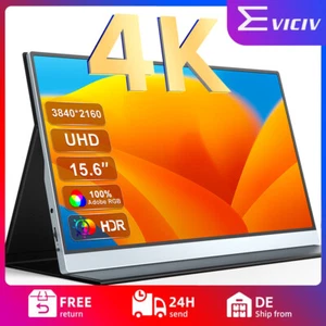 Moniteur Portable 4K, 15,6 Pouces HDR IPS LCE UHD Screen for PC Phone PS Occasion - Photo 1/8