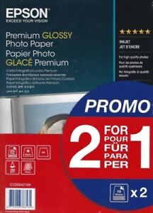 Epson C13S042169 - Premium Glossy Photo Paper - 255g/m2 A4 - 2x15 Blatt Pack - N