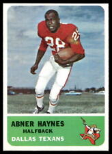1962 Fleer #25 Abner Haynes Dallas Texans NR-MINT SET BREAK!
