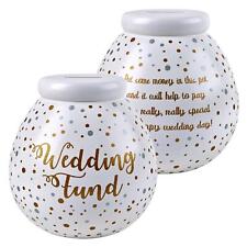 Smash Money Box Pot of Dreams Ceramic Giant Wedding Fund Savings Single Use