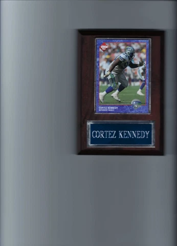 CORTEZ KENNEDY PLAQUE SEATTLE SEAHAWKS FOOTBALL NFL   C Cover