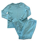 Primary Blue 2 Piece Pajama Set Outfit Pants Long Sleeve Shirt Unisex 4-5 FLAWS