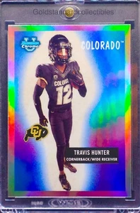 Travis Hunter RARE ROOKIE RC REFRACTOR INVESTMENT CARD BOWMAN CHROME ROY MINT - Picture 1 of 6